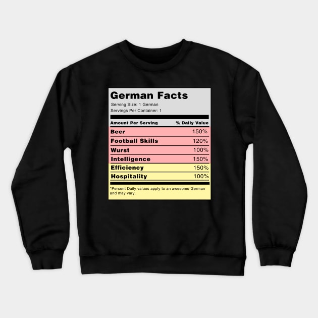 German Facts Crewneck Sweatshirt by swiftscuba